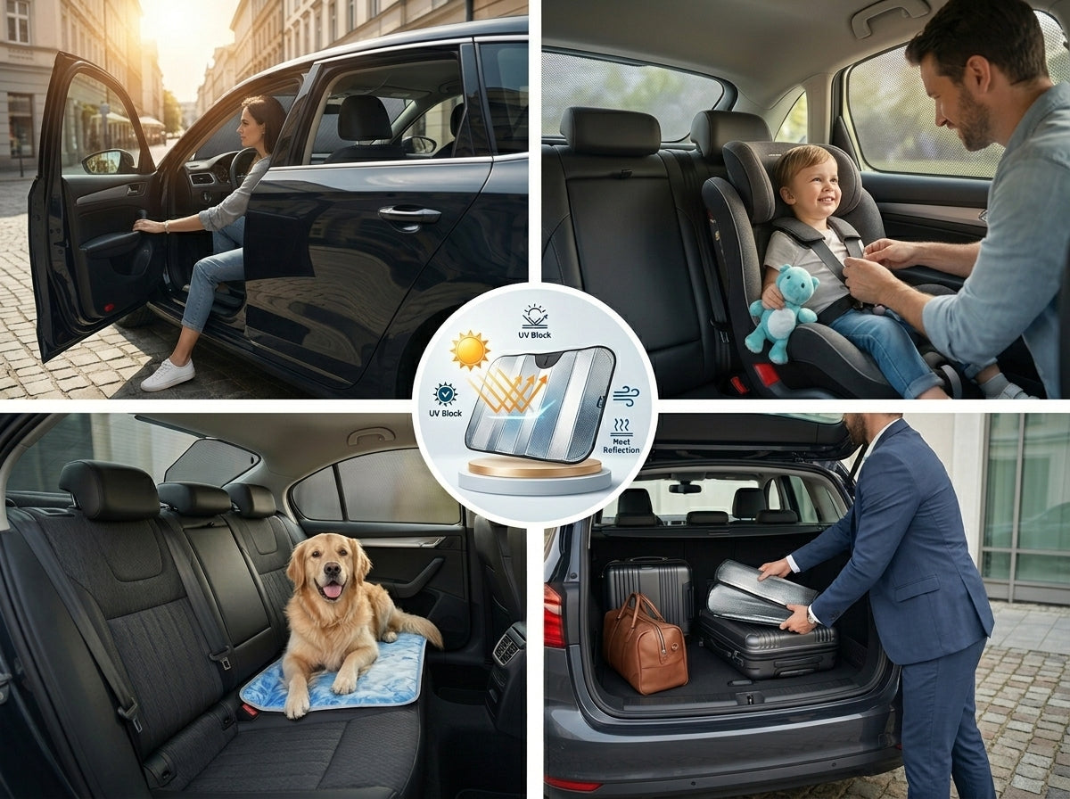 CoolDach™ – Osłona Przeciwsłoneczna, Która Chłodzi Auto w 60 Sekund
