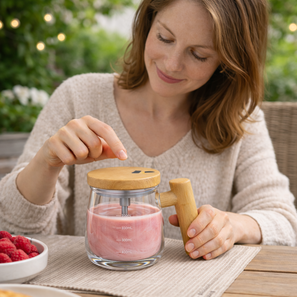 MixKubek™ - jedno kliknięcie i idealnie wymieszany napój bez łyżki