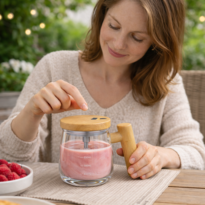 MixKubek™ - jedno kliknięcie i idealnie wymieszany napój bez łyżki