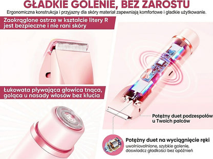 Lumi™ - Bezbolesne Golenie 2w1, Gładka Skóra w Kilka Sekund